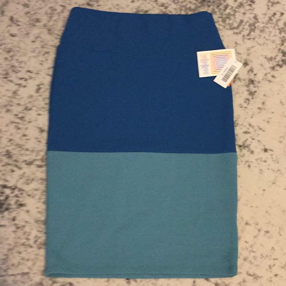 Lularose Cassie colorblock pencil skirt